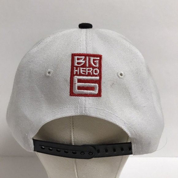 Big Hero 6 Adjustable White & Black Hat - Picture 3 of 7